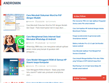 Tablet Screenshot of andromin.com